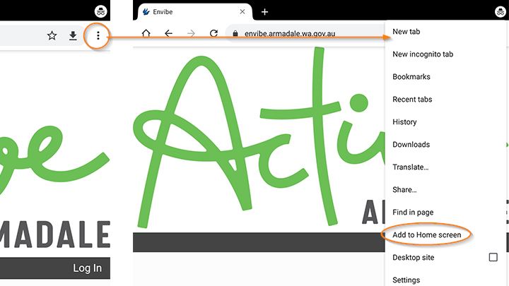 Customise button in Chrome browser