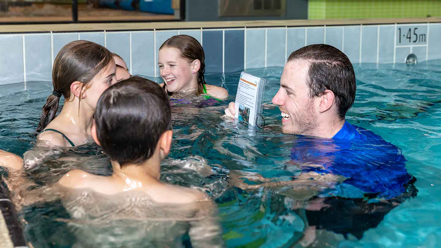 Swimming lesson
