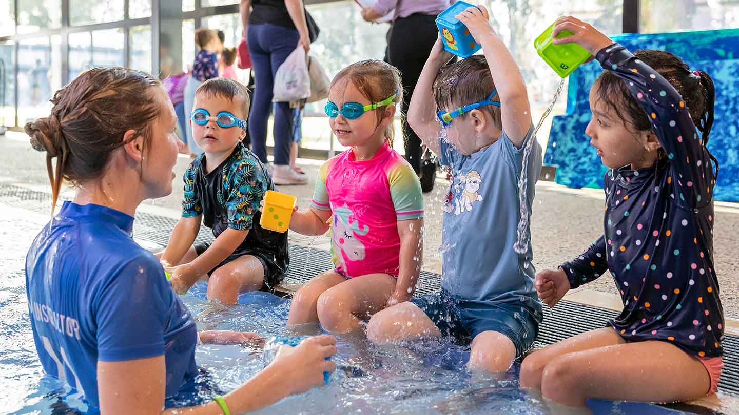 Swimming lesson