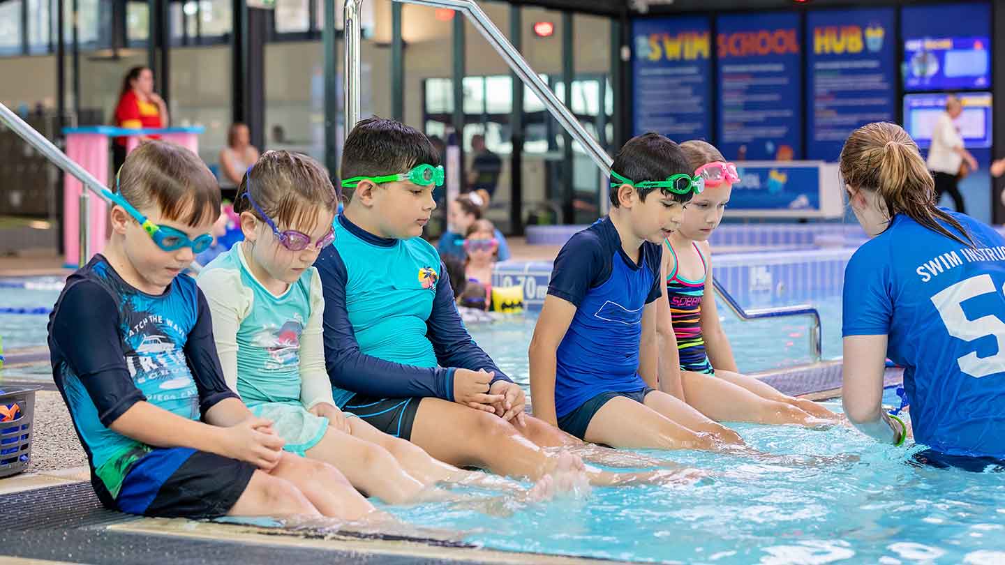 Swimming lesson