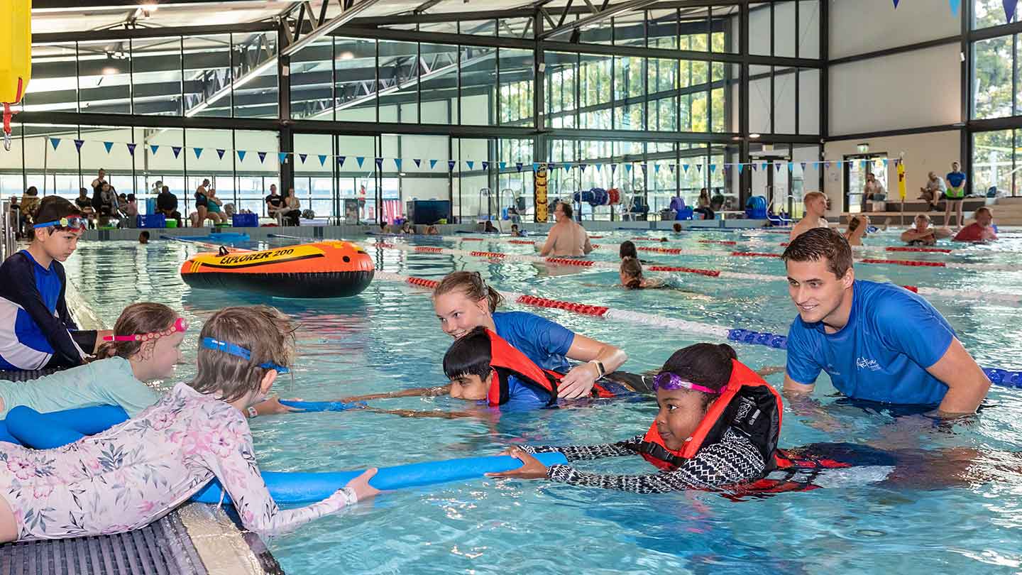 Swimming lesson